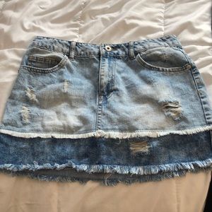 Jean skirt
